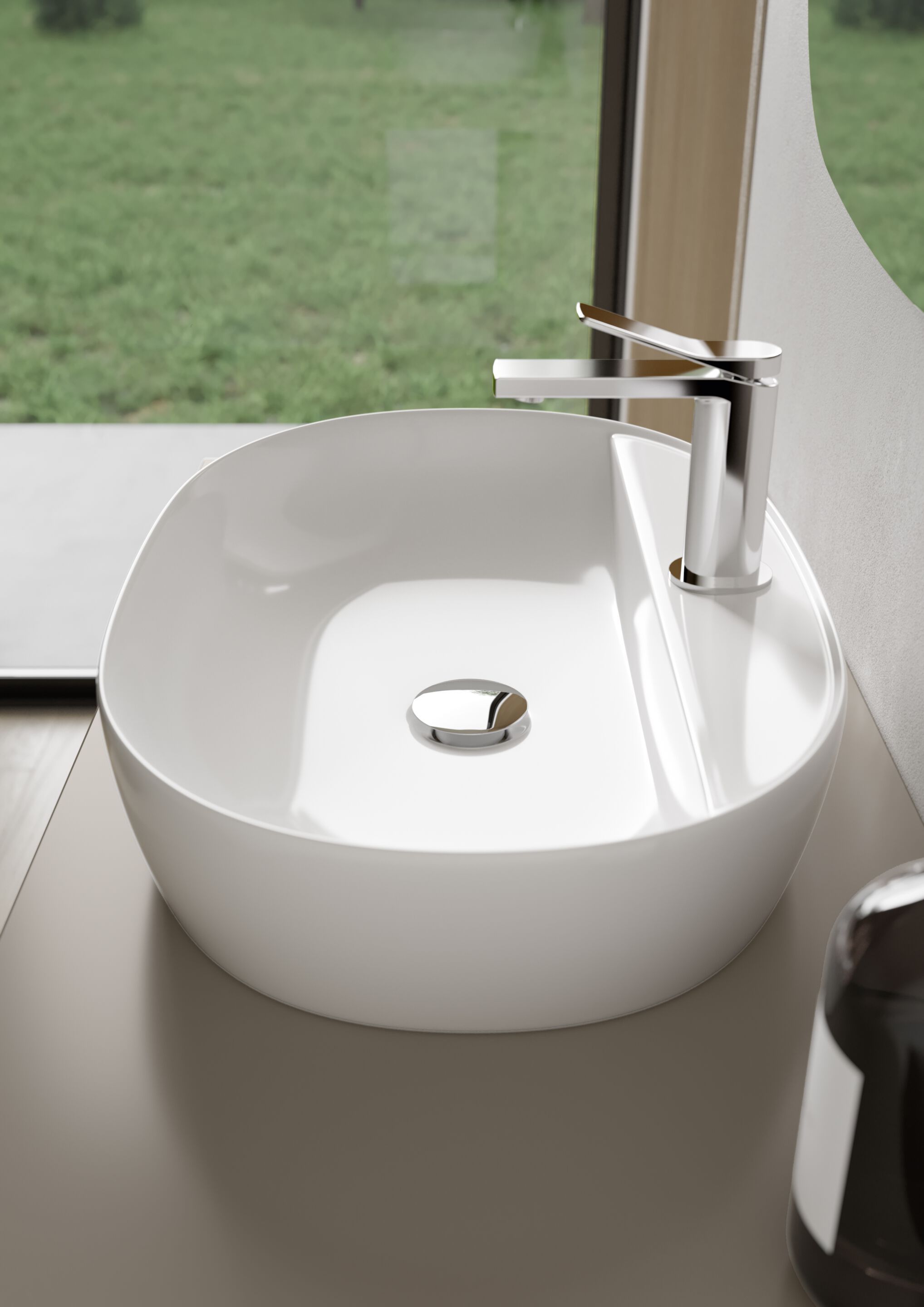 Подвесной шкаф для умывальника с держателем для полотенец Ideagroup Play ARCH-00002585