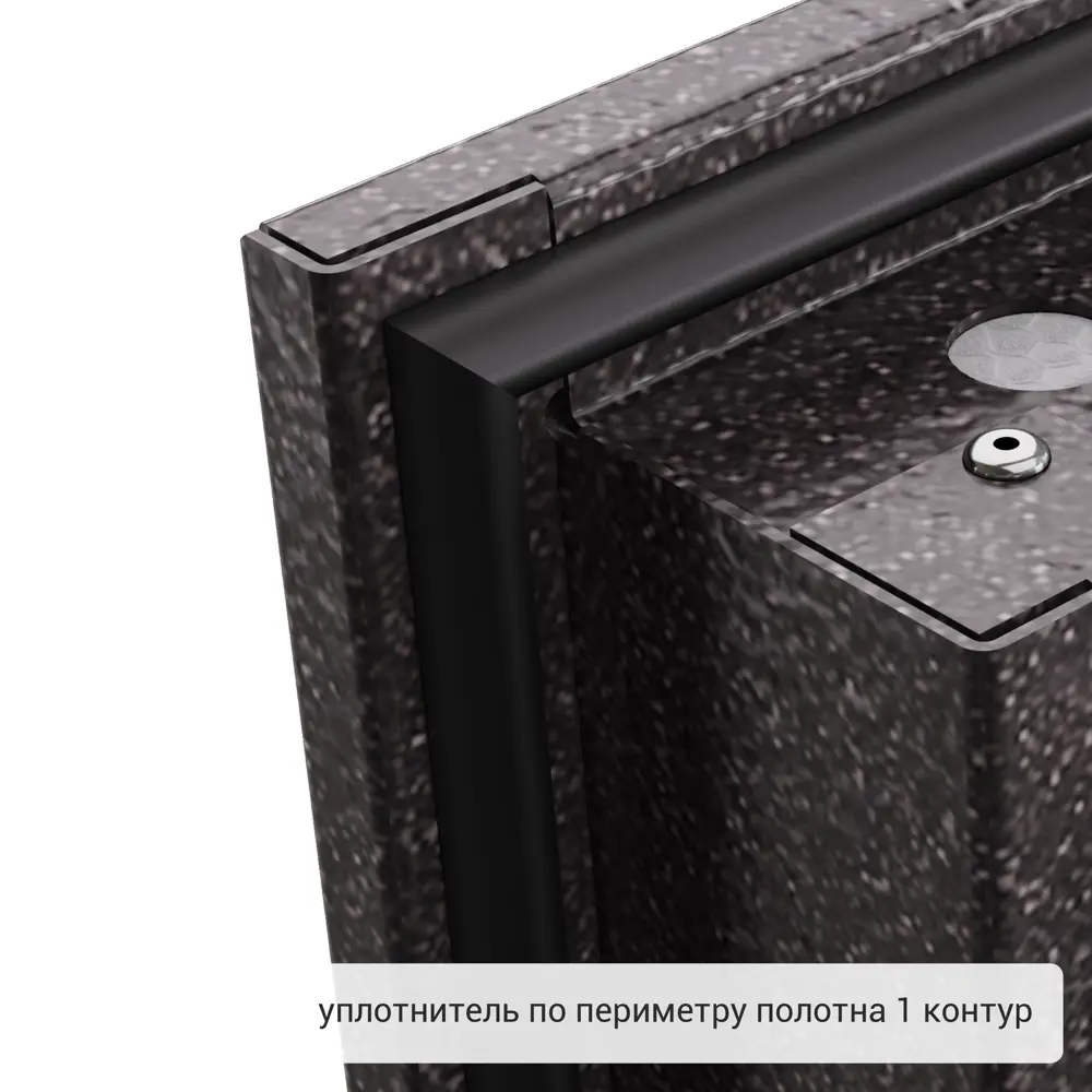 Дверь входная металлическая Термо 880 мм левая цвет магнолия акация TOREX STLM-2134164 - Вид №11