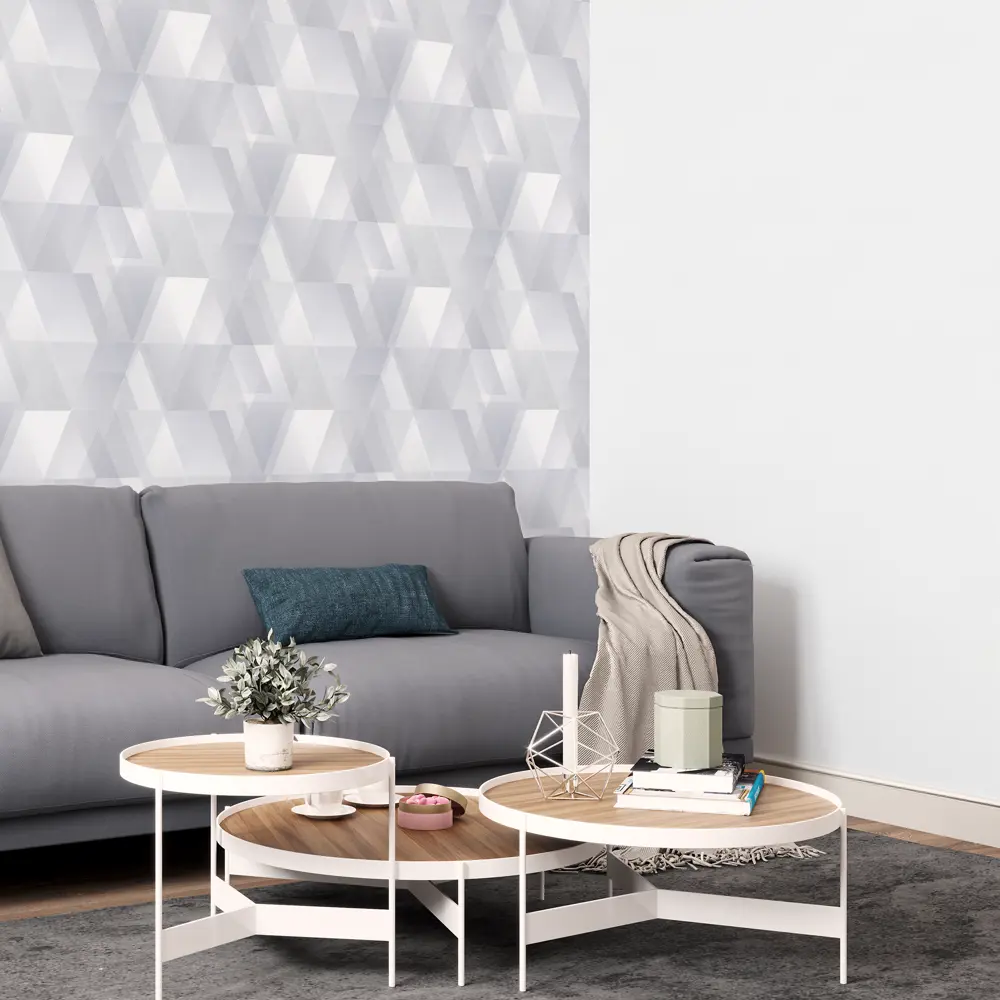 Обои флизелиновые Palitra Home Trimotion серые 1.06 м HC71913-14 STLM-2171252 - Вид №3