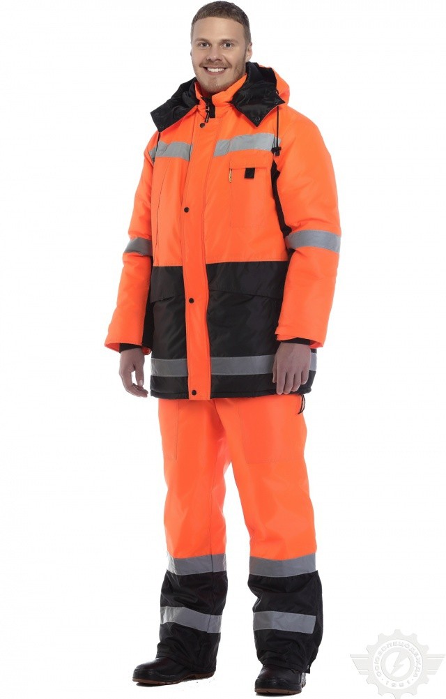 65946 Костюм "Магистраль" зимний с СВП  Зимняя спецодежда  размер 44-46/170-176  - Вид №14