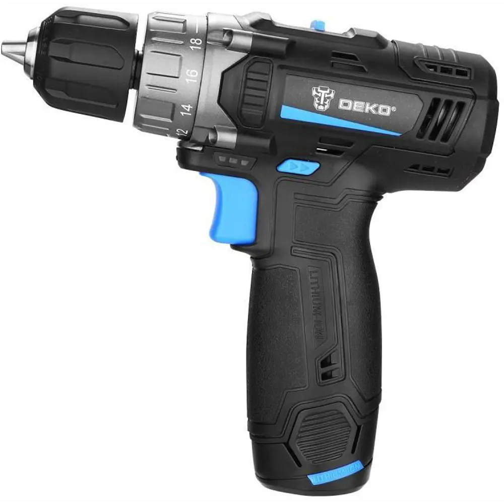 Аккумуляторная дрель-шуруповерт DEKO ZKCD12 - компактный помощник для мастеров 89366084 STLM-0845720 - Вид №1