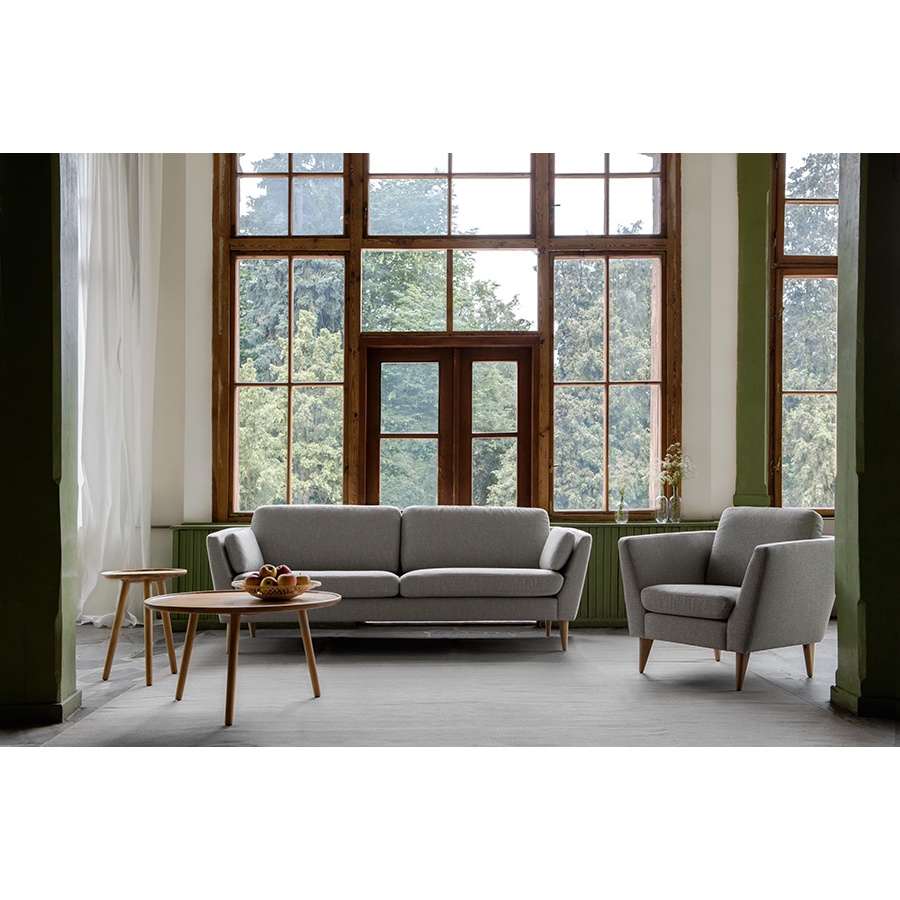 Диван Mynta, трехместный, серый Sits S1452 - Вид №1