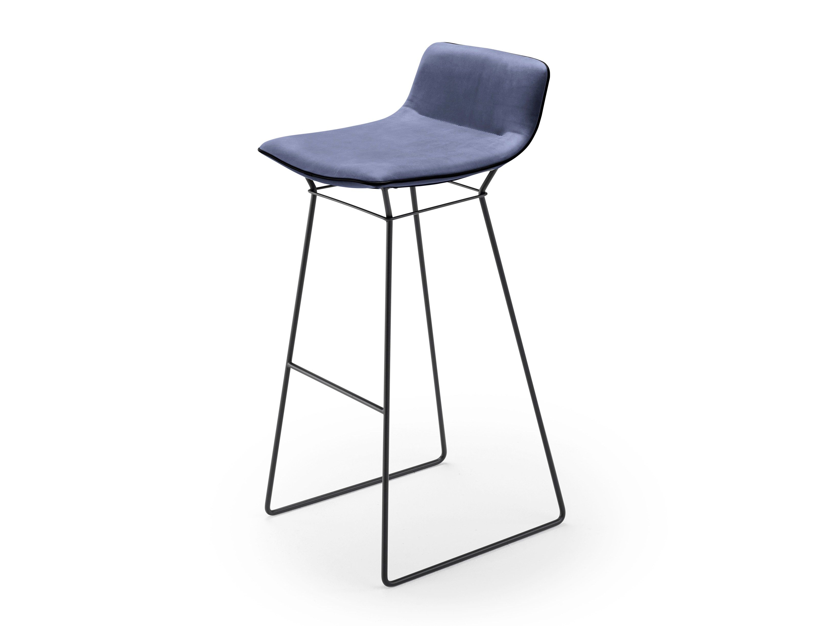 Высокий кожаный табурет Freifrau AMELIE COUNTER STOOL LOW ARCH-00064137 - Вид №1