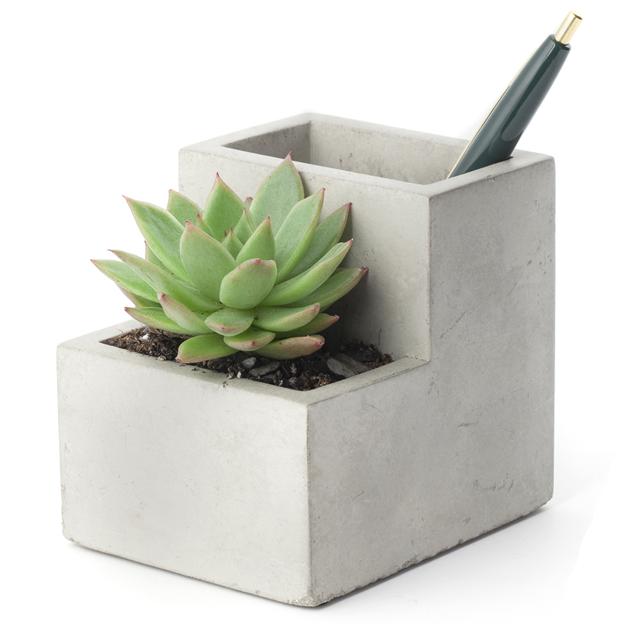 PL02-S Кашпо concrete малое Kikkerland  - Вид №1