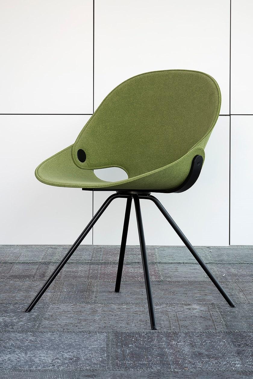 Tonon Вращающийся стул обитый тканью на жердочке [email protected] 923.12 - Вид №1