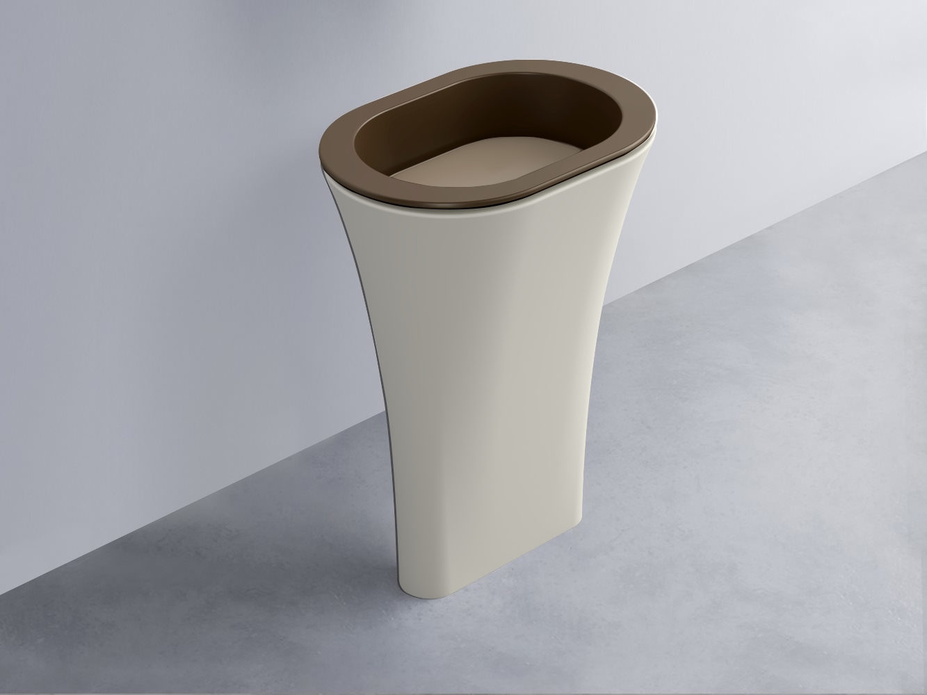 AMLA65-CA+AMPILO-AN+AMCOLO-TL Раковина Amedeo Ovale отдельностоящая cielo Enjoy + Amedeo Ceramica Cielo