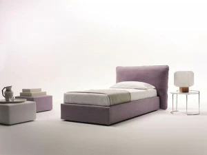 ESTEL GROUP Односпальная кровать-контейнер с мягким изголовьем