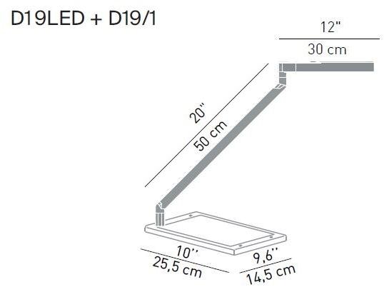 LUCEPLAN Регулируемая светодиодная настольная лампа из алюминия Bap led sun-id-1432258 - Вид №2