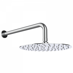 05028001 PREMIUM Тонкий Showerhead + изогнутая рука Хром GRB MIXERS
