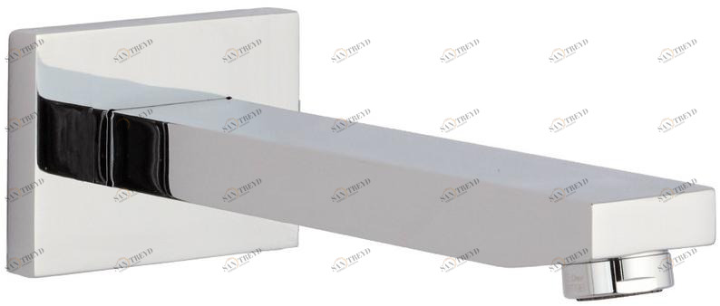 Remer Rubinetterie Настенный хромированный излив для ванны Qubika 91q