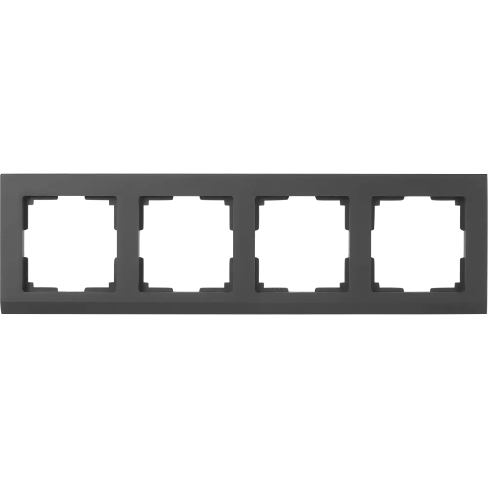 Рамка WERKEL Stark для 4 розеток — элегантное решение для современного интерьера 82125381 STLM-0019710