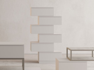 Модульный деревянный комод