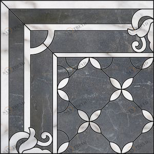 Виндзор 1/4 розона пол наборный 60х60 кор (4 шт) Kerama Marazzi ID42