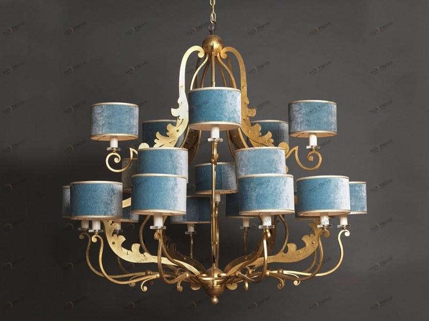 OFFICINACIANI Люстра из железа непрямого света Marot Hl1055ch-20 