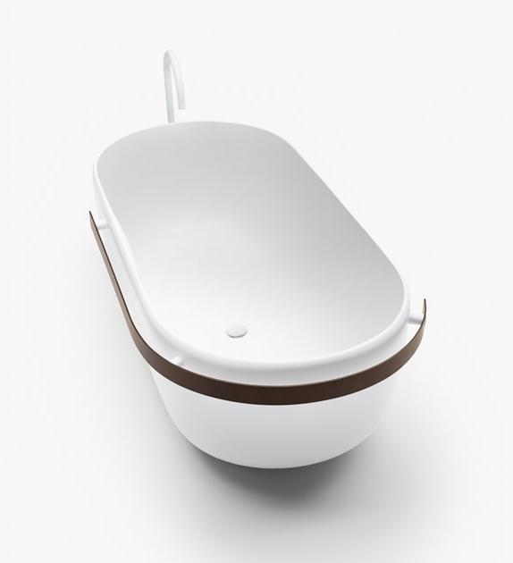 FALPER Отдельностоящая овальная ванна из cristalplant® Homey sun-id-1433931 - Вид №1