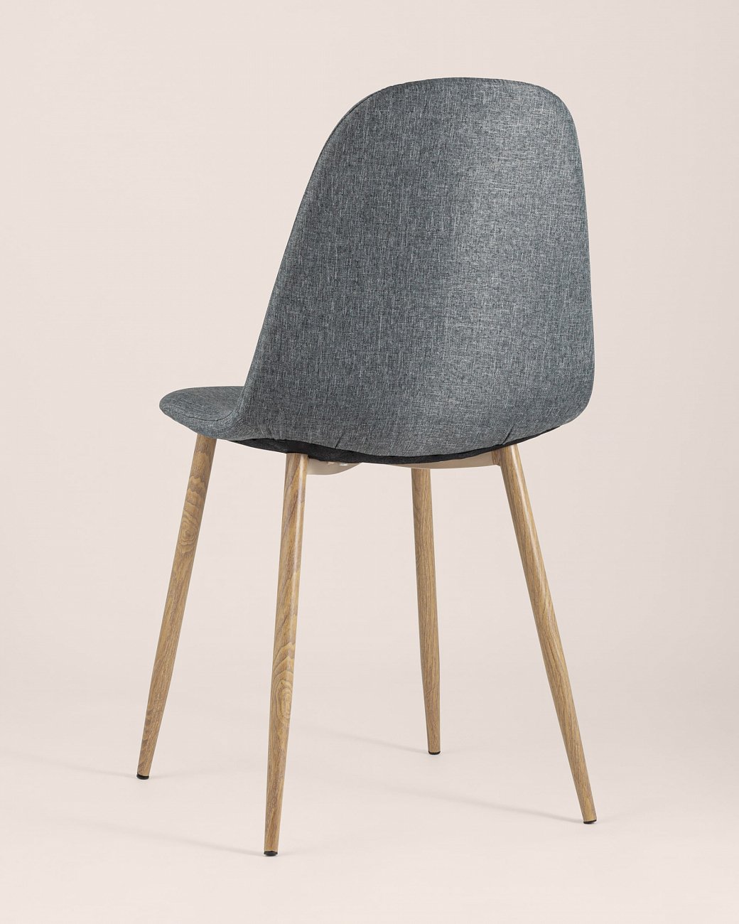 Стул со спинкой серый из рогожки "Валенсия" STOOL GROUP ДИЗАЙНЕРСКИЕ, ИНТЕРЬЕРНЫЕ 00-3946302 Серый  - Вид №5