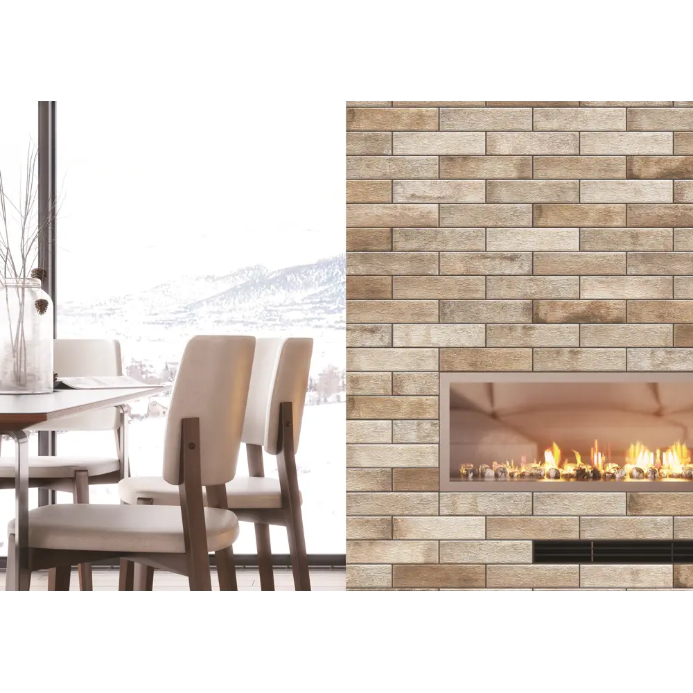 82015332 Плитка клинкерная Cerrad Piatto серо-бежевый 0.48 м² STLM-0017646 - Вид №8