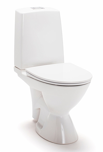 3936301201 Компакт унитаз с бачком Белый IDO Glow Швеция