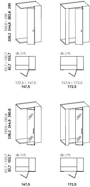 Caccaro Модульная гардеробная Camerino sun-id-1430962 - Вид №4