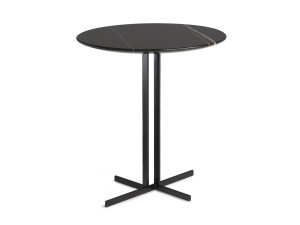 Круглый журнальный столик с мраморной столешницей для гостиной