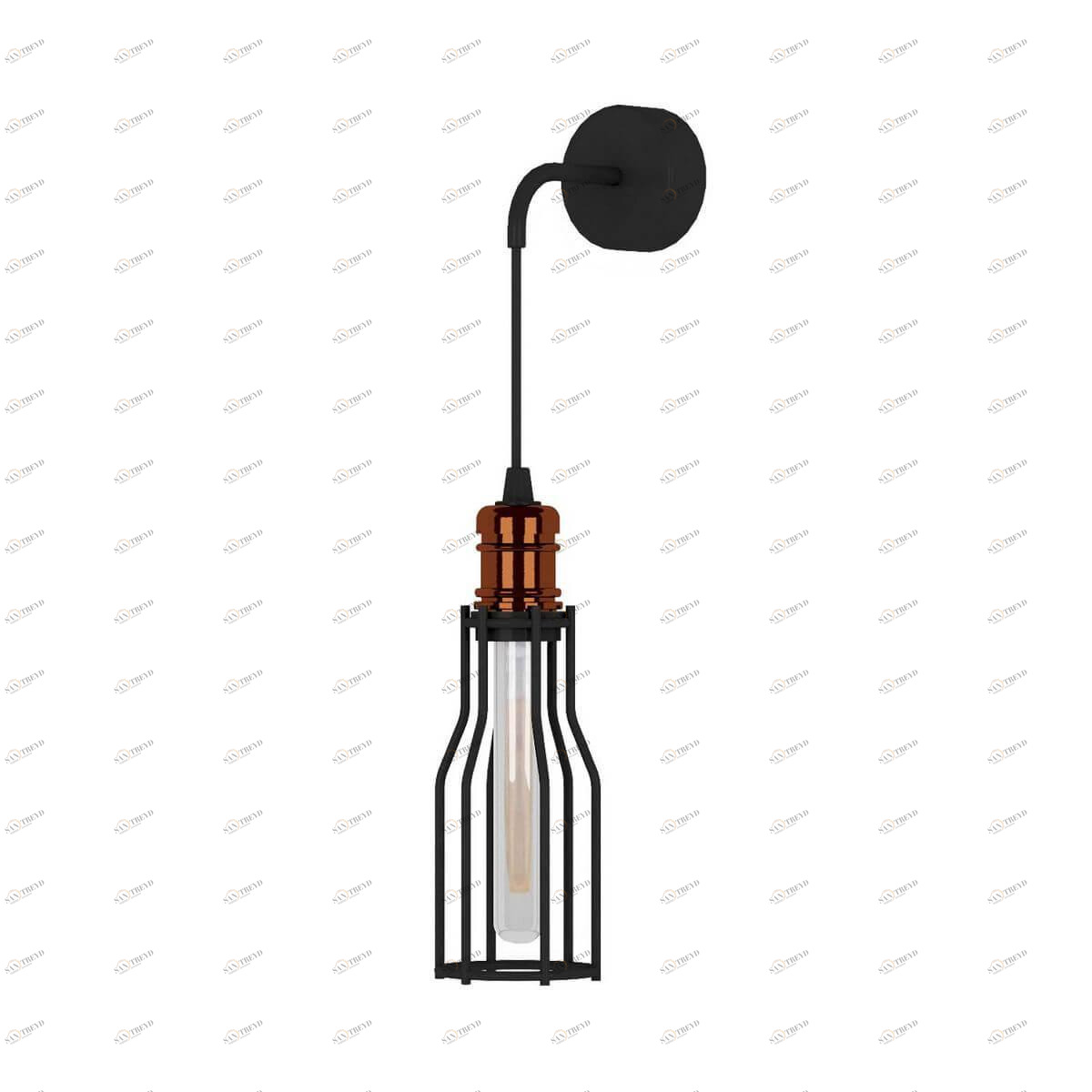 Бра металлическое черное Workshop 6605 NOWODVORSKI WORKSHOP 00-3928324 Черный 