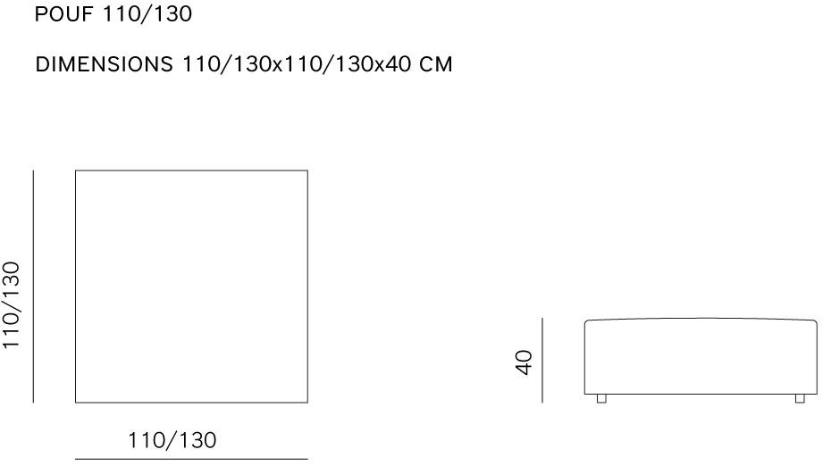 prostoria Мягкий пуф Cloud sun-id-1463591 - Вид №3
