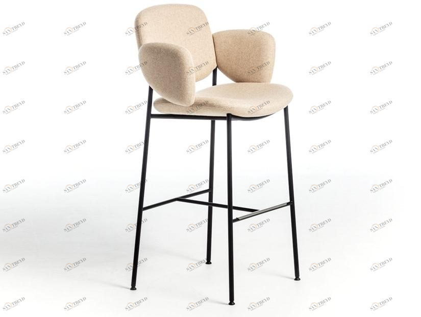 arrmet Табурет высокий тканевый с подлокотниками Macka sun-id-1383782