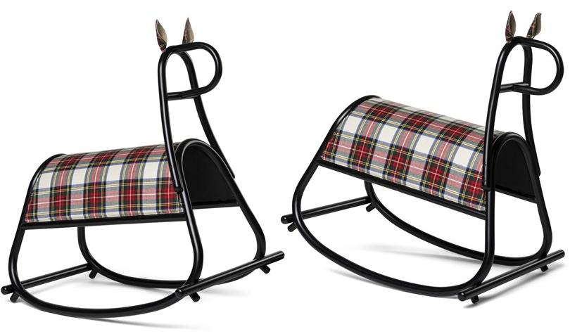 Wiener GTV Design Лошадка-качалка из бука и ткани  Cafurites  - Вид №1