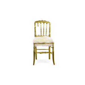 Обеденные стулья Emporium Gold Fur Chair Covethouse BOCA DO LOBO