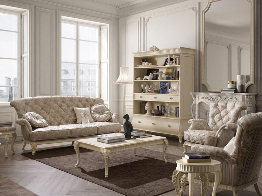 VOLPI Круглый журнальный столик для гостиной Night & day 1065 - Вид №1