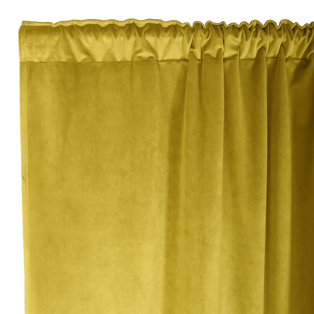 Штора на ленте Inspire Lirio 140x280 см цвет желтый 88311170 STLM-2048079  - Вид №3