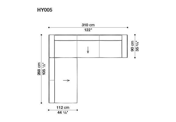 Ткань сад диван B&B Italia Outdoor HYBRID ARCH-00117020 - Вид №37