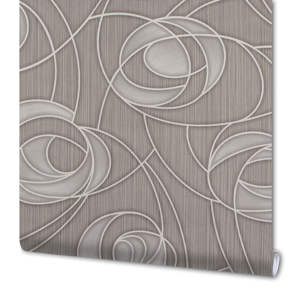 Santreyd Next - бумажные обои серого цвета в стиле неоклассика 82938296 Некст STLM-0038183