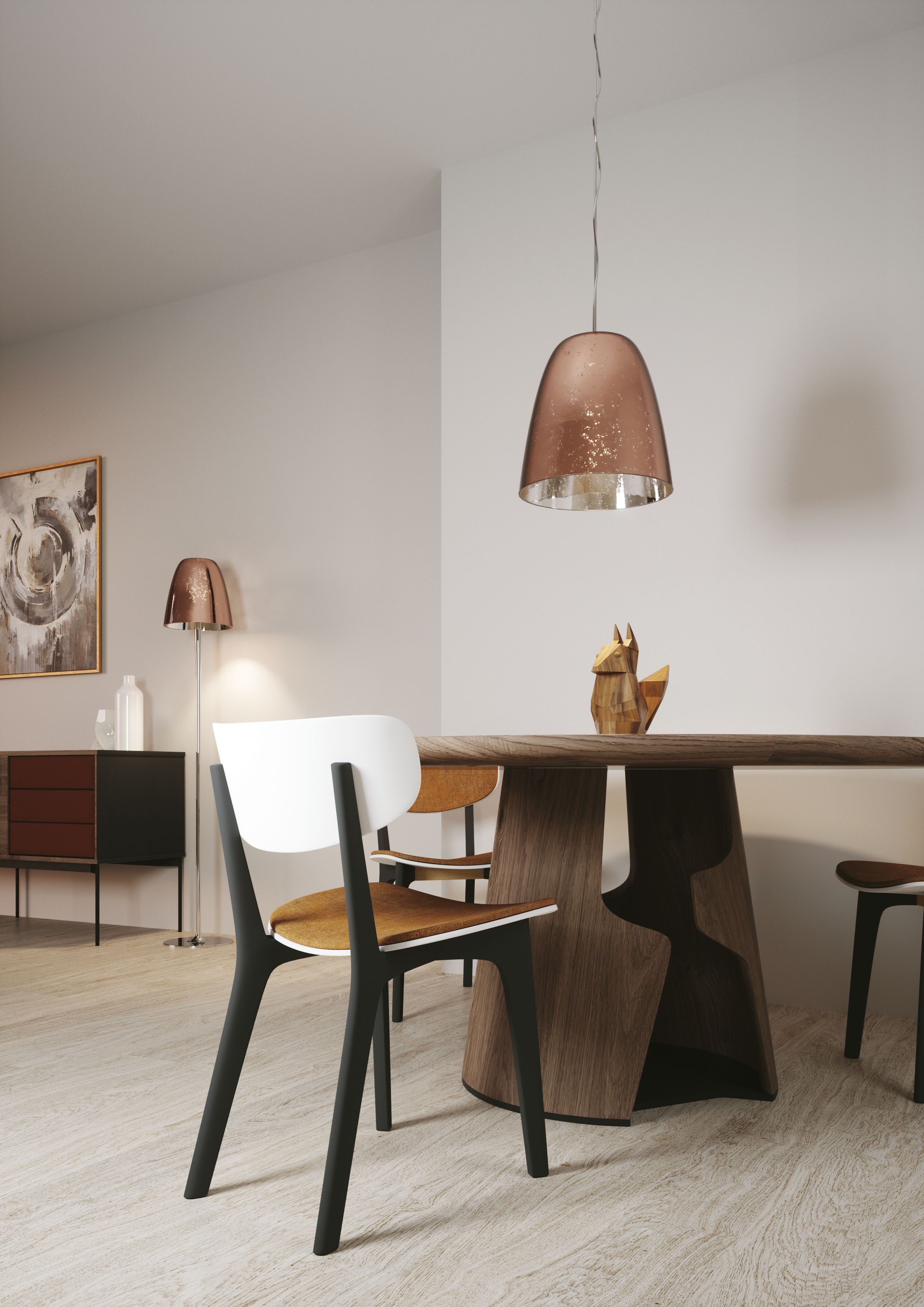 Настольная лампа из дутого стекла и металла Fan Europe Lighting дизайн окружающего света ARCH-00080985 - Вид №2