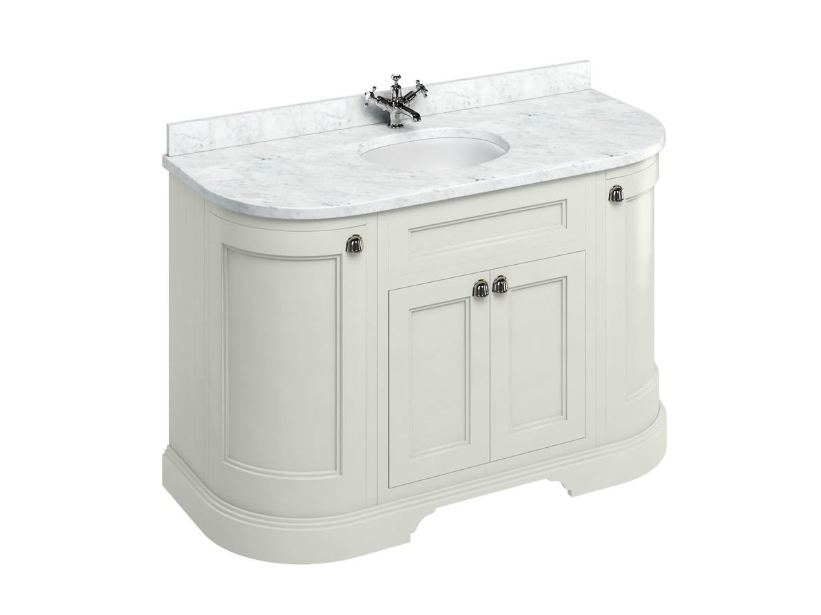 Напольный шкаф для умывальника из МДФ с дверцами Burlington MINERVA ARCH-00141016 - Вид №11