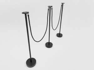 Окрашенная металлическая балясина