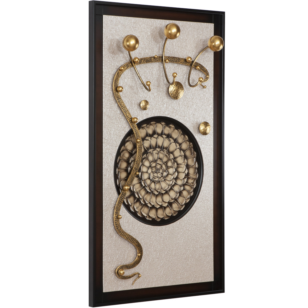 15006 Вешалка настенная Heri 1 Каштан Mix BOGACHO 4627163961199 - Вид №1