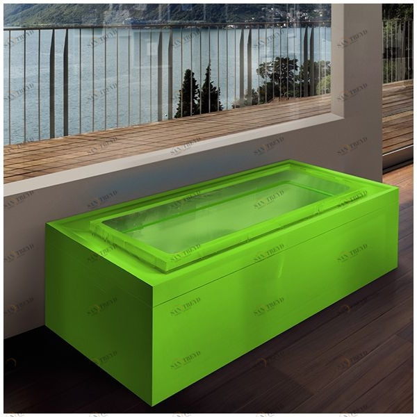 Бассейн Gruppo Treesse Fusion 220 SPA-V8620-S напольный прямоугольный салатовый Fusion SPA SPAV8620S