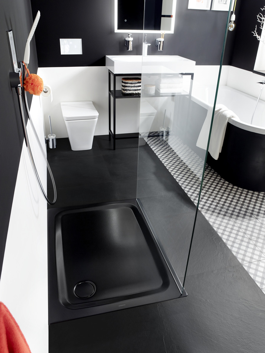 Душевой поддон KALDEWEI Сталь эмалированная 456-1 270 теплый серый 85 456-1270 - Вид №8