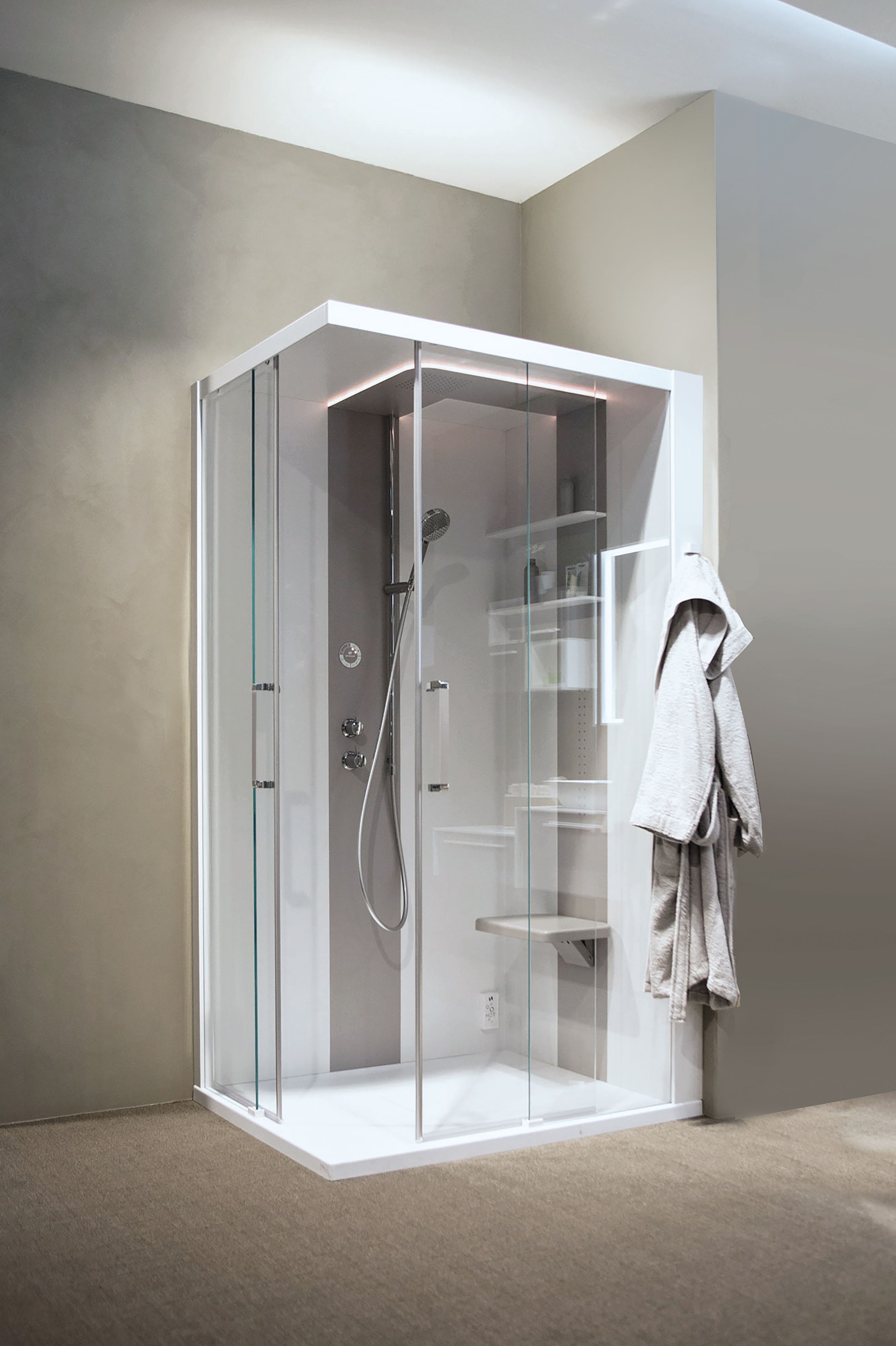 Угловая многофункциональная душевая кабина Novellini ARCH-00055947 - Вид №4