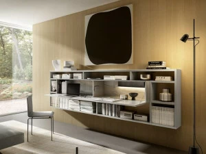 Lago Подвесной книжный шкаф с письменным столом 36e8