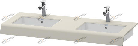 DS829C09191 DuraStyle Консоль Серо-коричневый декор Duravit