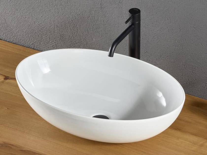 Керамическая столешница овальная раковина Gaia Mobili Complements ARCH-00125505