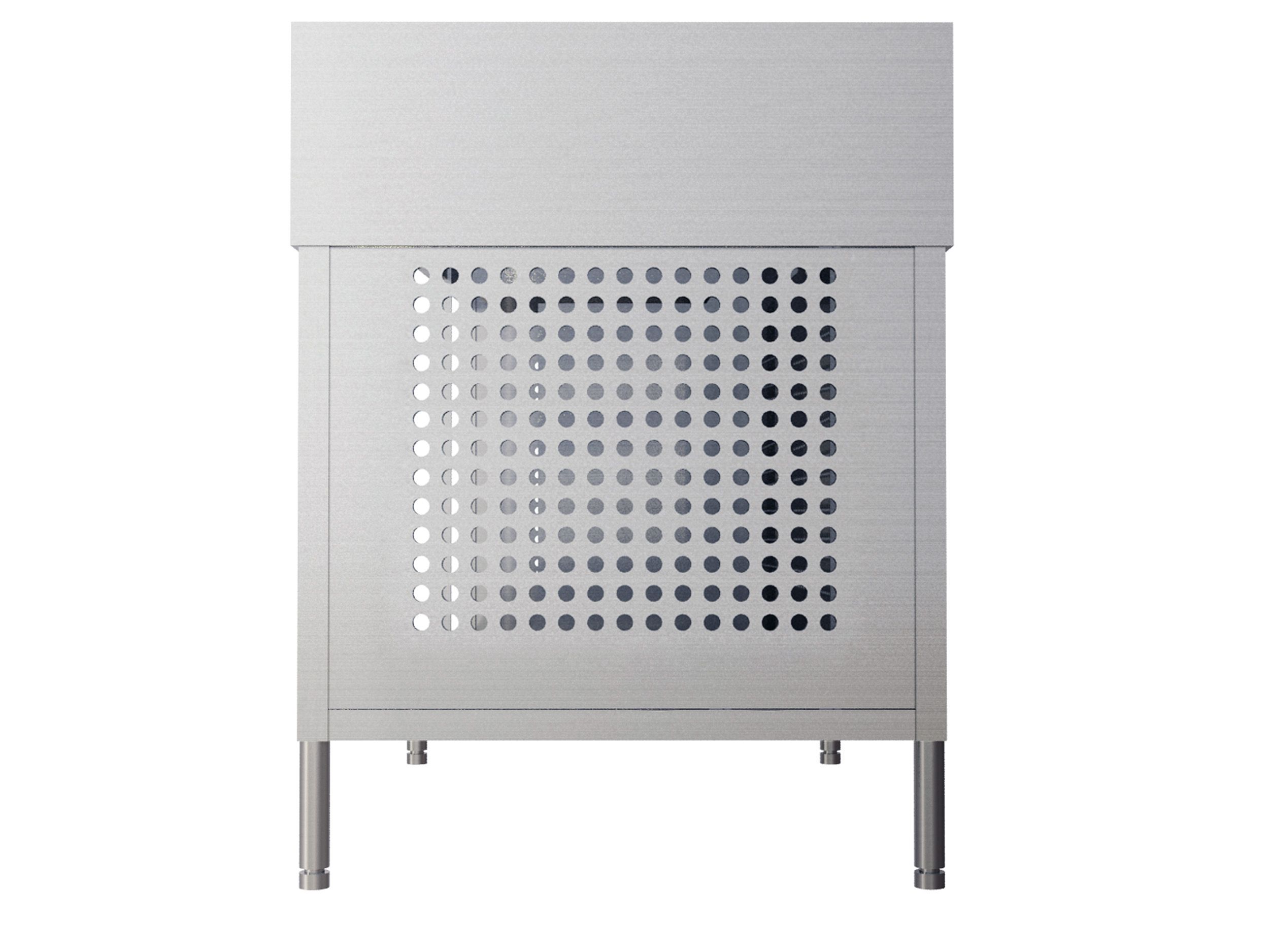 Кухня из нержавеющей стали с островом без ручек Miratap OSSO ARCH-00129289 - Вид №9