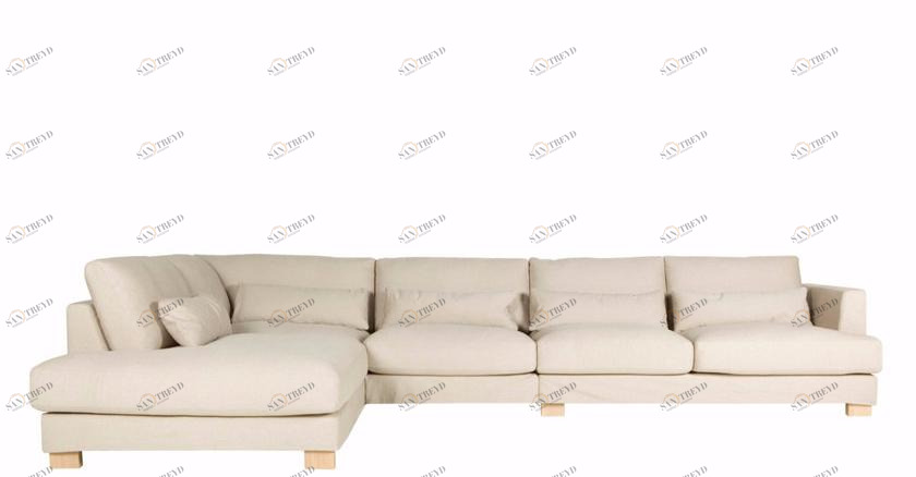 Sits 5-местный угловой диван с тканевой обивкой Brandon sun-id-1447082