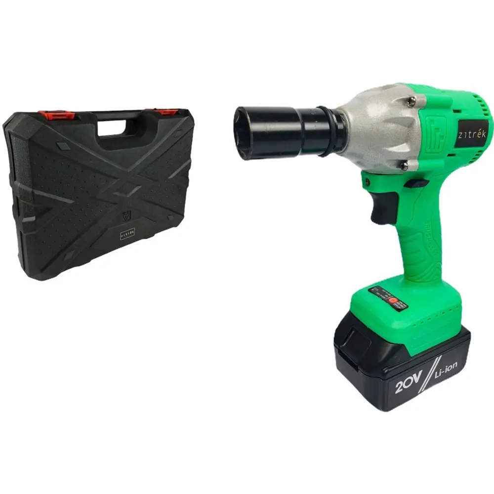 Гайковерт аккумуляторный ударный Zitrek Crusher 20-Li, 20 В Li-Ion 1x4 Ач, 200 Нм STLM-2027909 - Вид №3