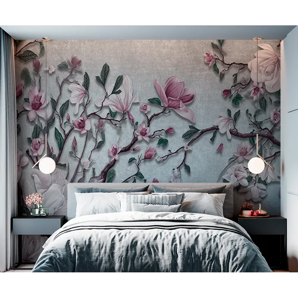 Фотообои Цветущий сад флизелиновые 300x270 см L13-558 FBRUSH 3D FLIZART STLM-2198368 - Вид №3