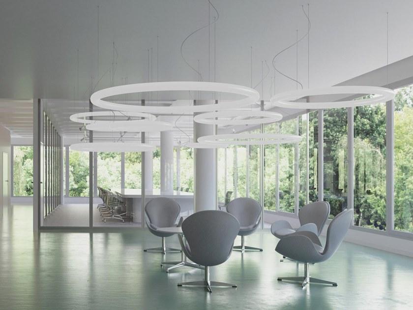 SLIDE Светодиодный подвесной светильник из полиэтилена sun-id-1390262 - Вид №1