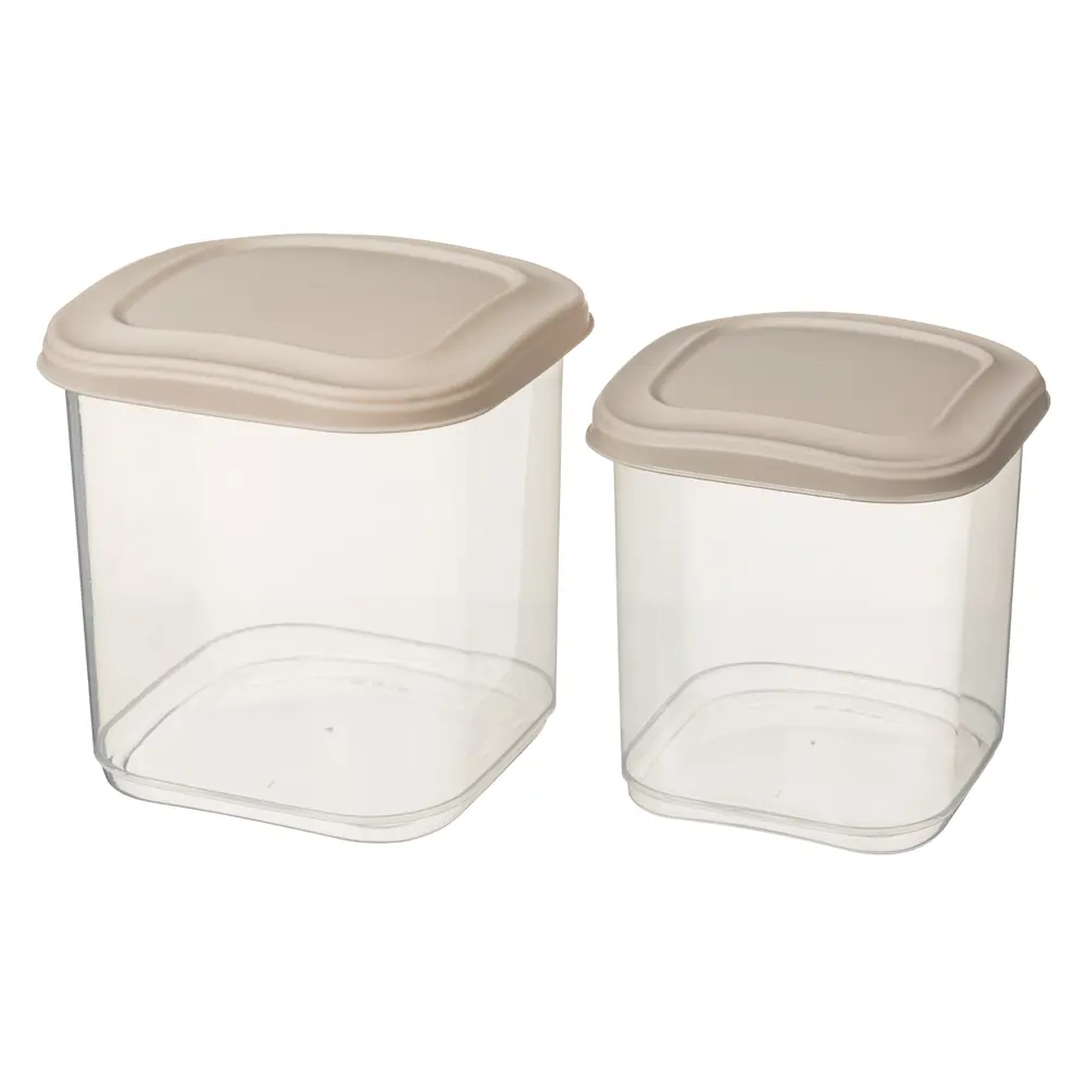Комплект емкостей Idi Land 1.1/1.8 л пластик цвет прозрачный STLM-2123296 - Вид №1