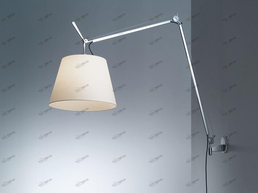 Artemide Настенный светильник из алюминия и пергаментной бумаги Tolomeo sun-id-1390372